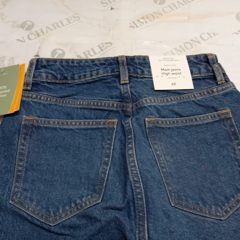 H&M HIGH WAIST MOM JEANS - UK 6