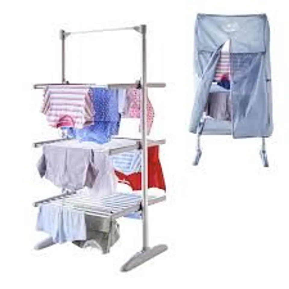 BOXED NEO WHITE CLOTHES AIRER SHELF (1 BOX)
