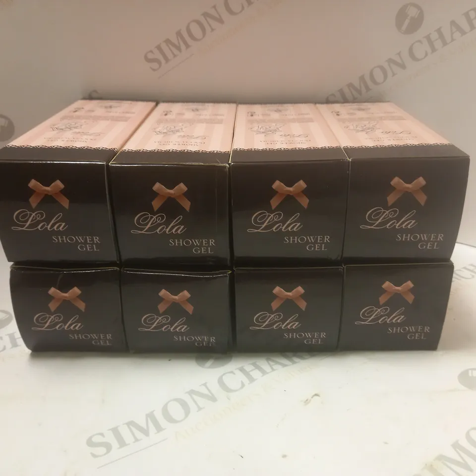 BOX OF 8 BOXED GIRLS MOVES LOLA SHOWER GELS - 8 X 400ML