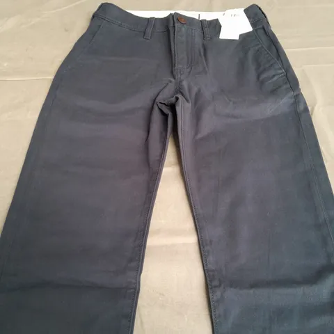ABERCROMBIE KIDS NAVY CHINOS - 11/12 YEARS