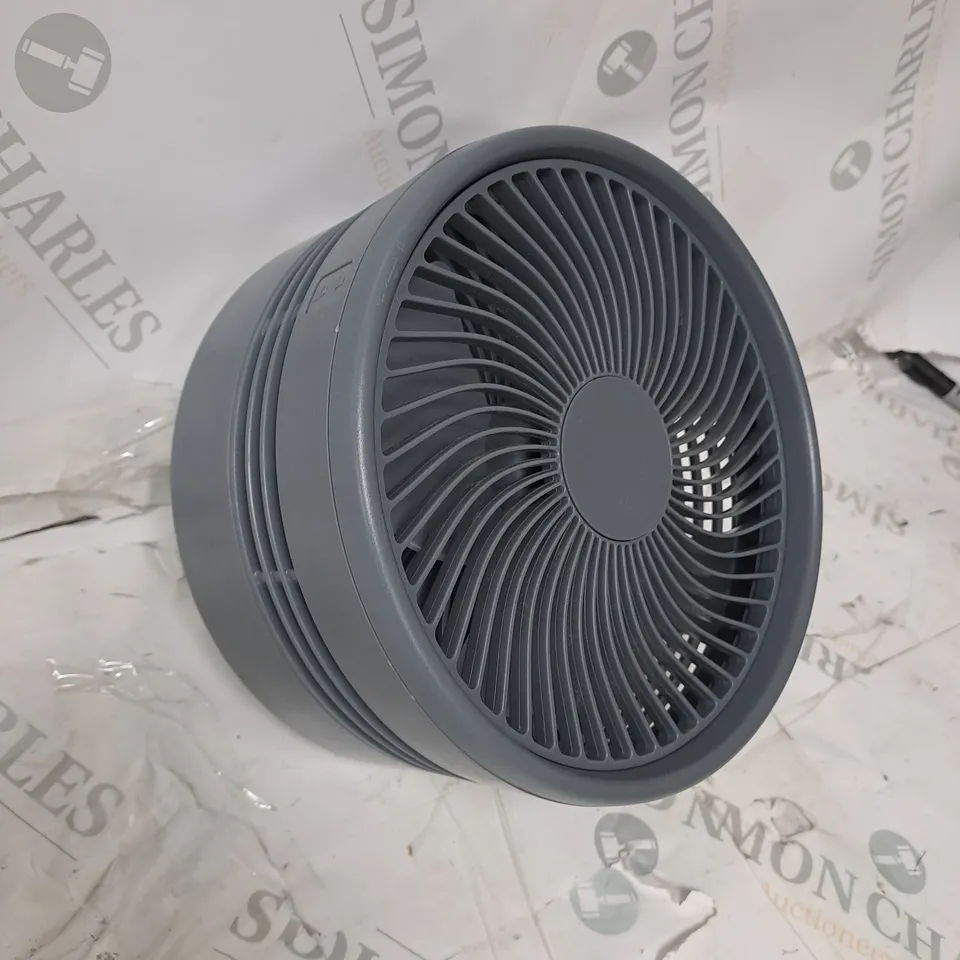 OUTLET BELL & HOWELL ADJUSTABLE FOLDING RECHARGEABLE STAND FAN