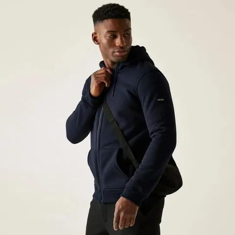 BRAND NEW REGATTA MEN'S NADDLE FULL ZIP FLEECE BLACK SIZE M