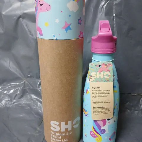 BOXED SHO ORIGINAL 2.0 375ml STRAW LID UNICORN BOTTLE