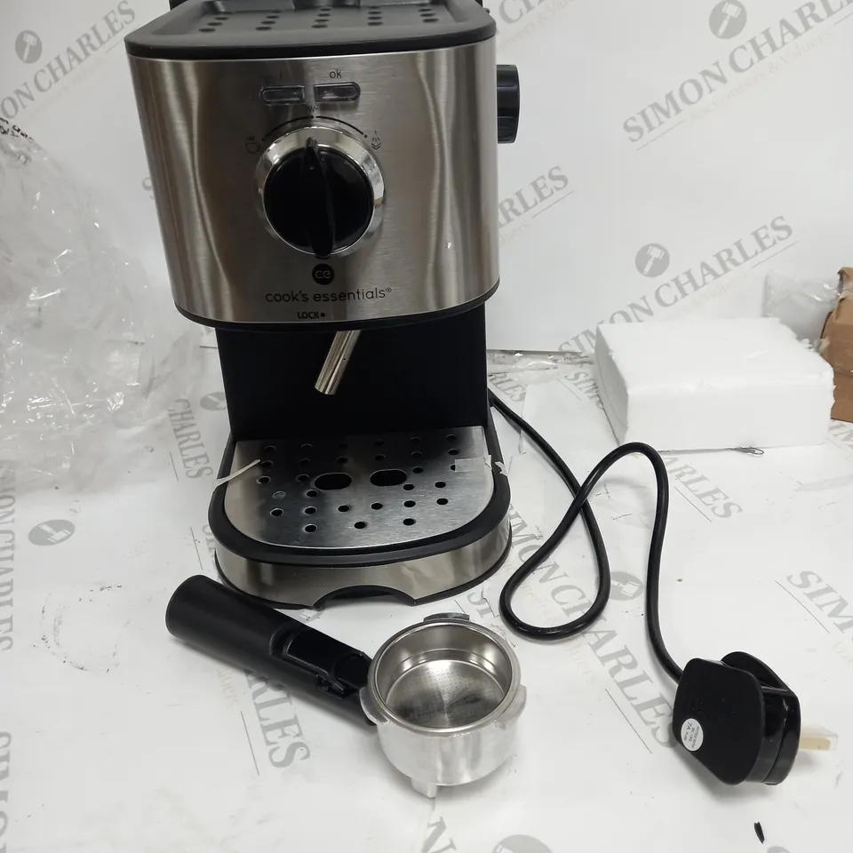 COOK'S ESSENTIALS PUMP ESPRESSO COFFEE MACHINE