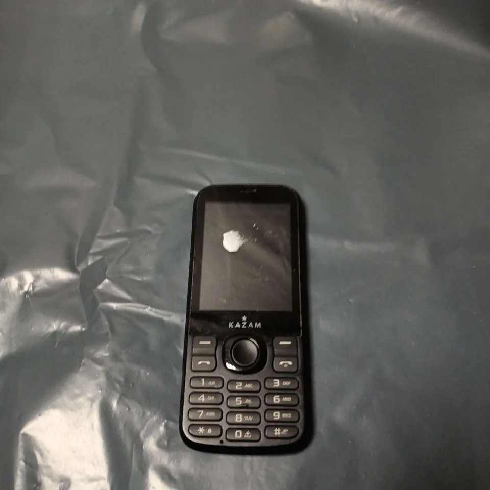 KAZAM MOBILE PHONE – BLACK, WITH KEYPAD 