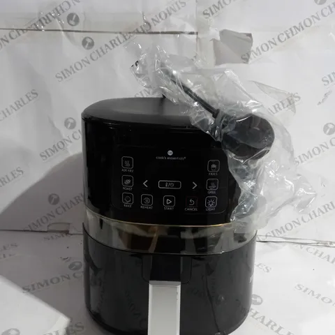 BOXED COOK'S ESSENTIALS 4L AIR FRYER IN BLACK