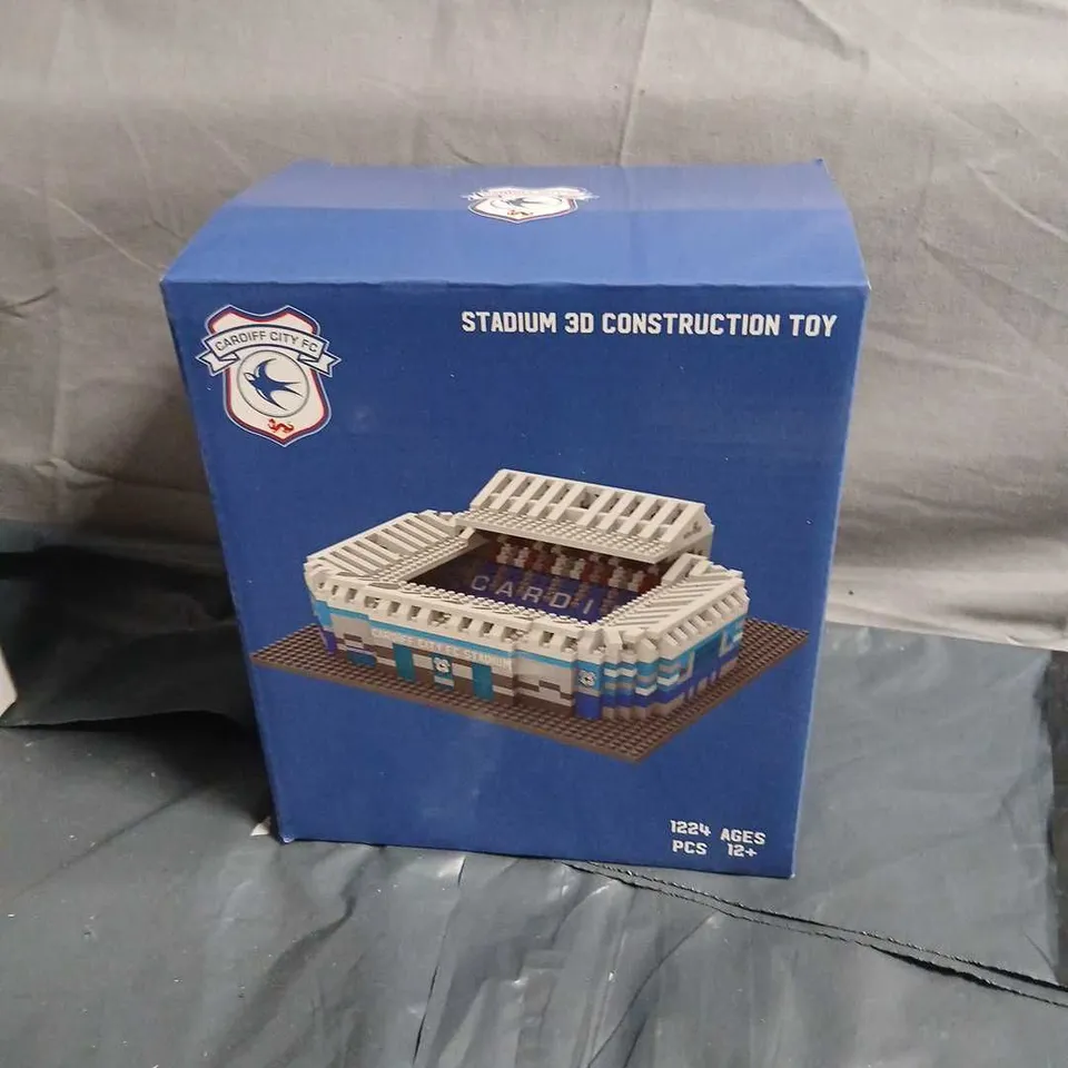 CARDIFF CITY FC STADIUM 3D CONSTRUCTION TOY – BOXED, 1224 PIECES (AGES 12+)