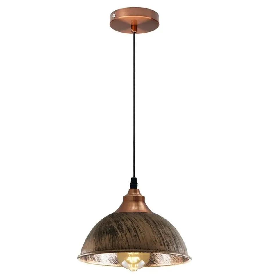BOXED BUCKIN 1-LIGHT SINGLE DOME PENDANT 