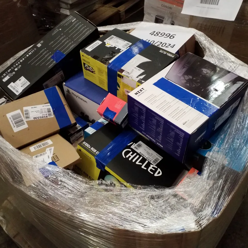 PALLET OF APPROXIMATELY 141 UNPROCESSED HIGH VALUE RAW RETURN ELECTRICAL GOODS TO INCLUDE;