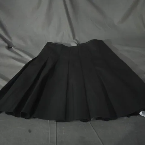 TOPSHOP TALL BLACK PLEATED MIDI SKIRT – UK 10 TALL
