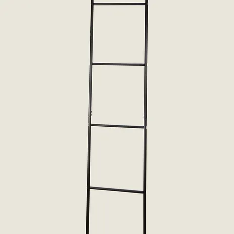 BLACK DECORATIVE METAL LADDER - COLLECTION ONLY