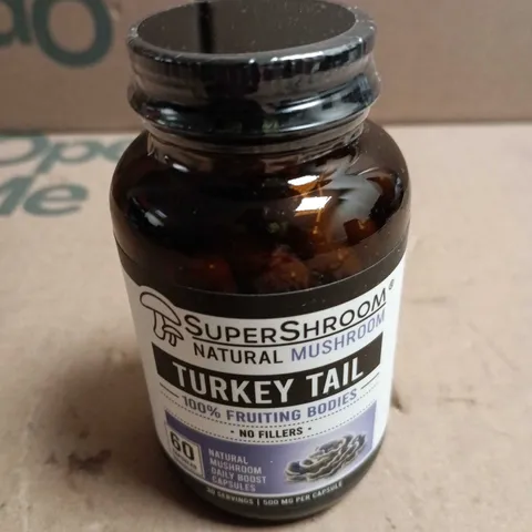 SUPERSHROOM TURKEY TAIL MUSHROOM SUPPLEMENT – 60 CAPSULES