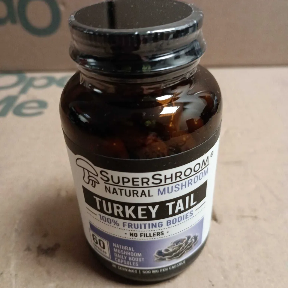 SUPERSHROOM TURKEY TAIL MUSHROOM SUPPLEMENT – 60 CAPSULES