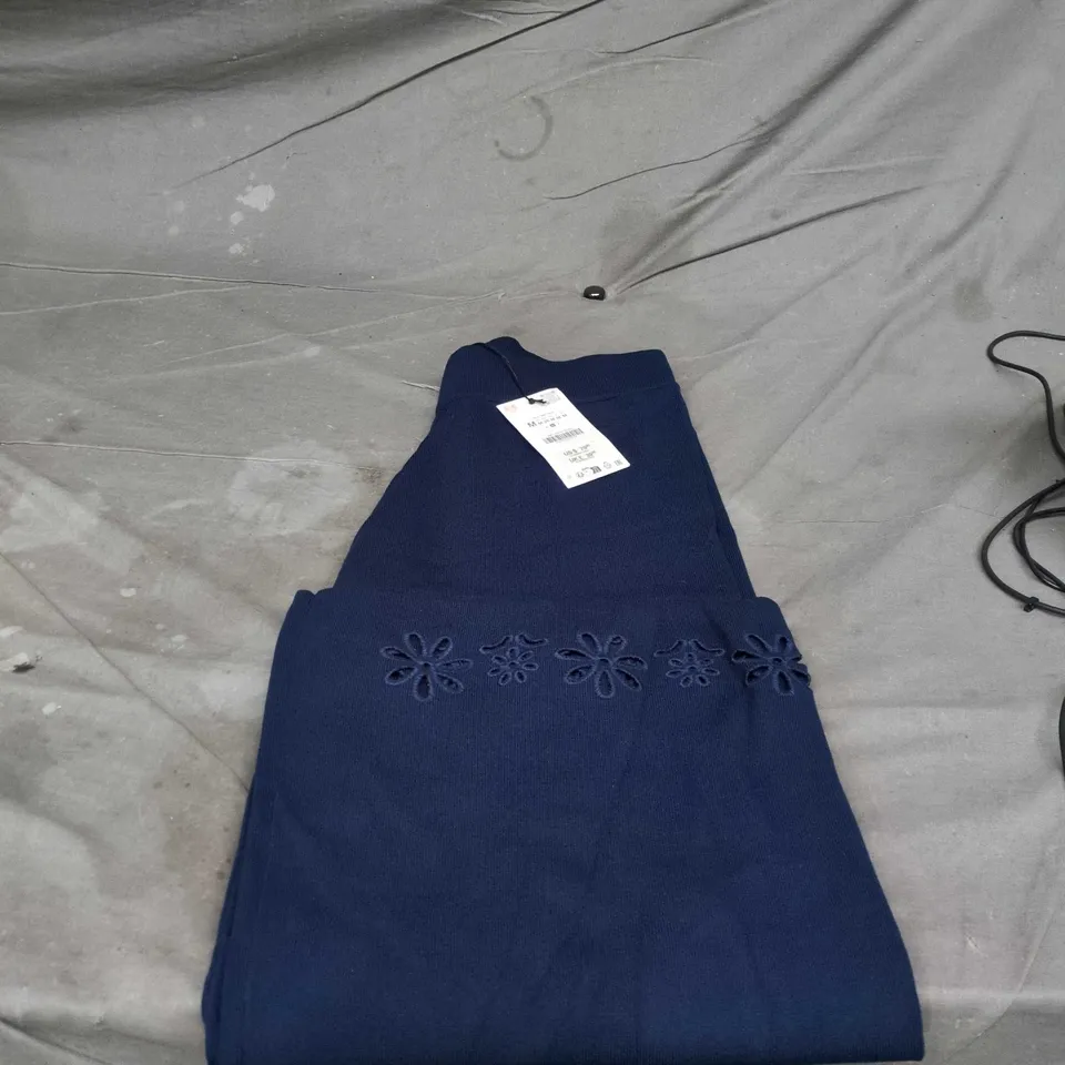 ZARA NAVY BLUE TROUSERS SIZE M