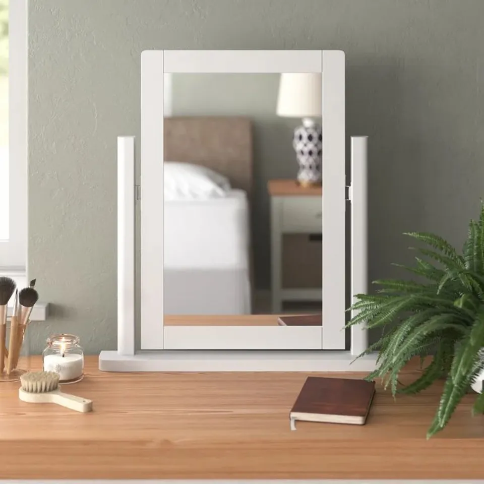 BOXED LILLE MOUNTS TO DRESSER MIRROR