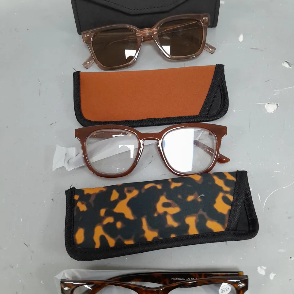 HUMMINGBIRD POLARISED SUNGLASSES & READER 3PC SET TAN MIX 3.5