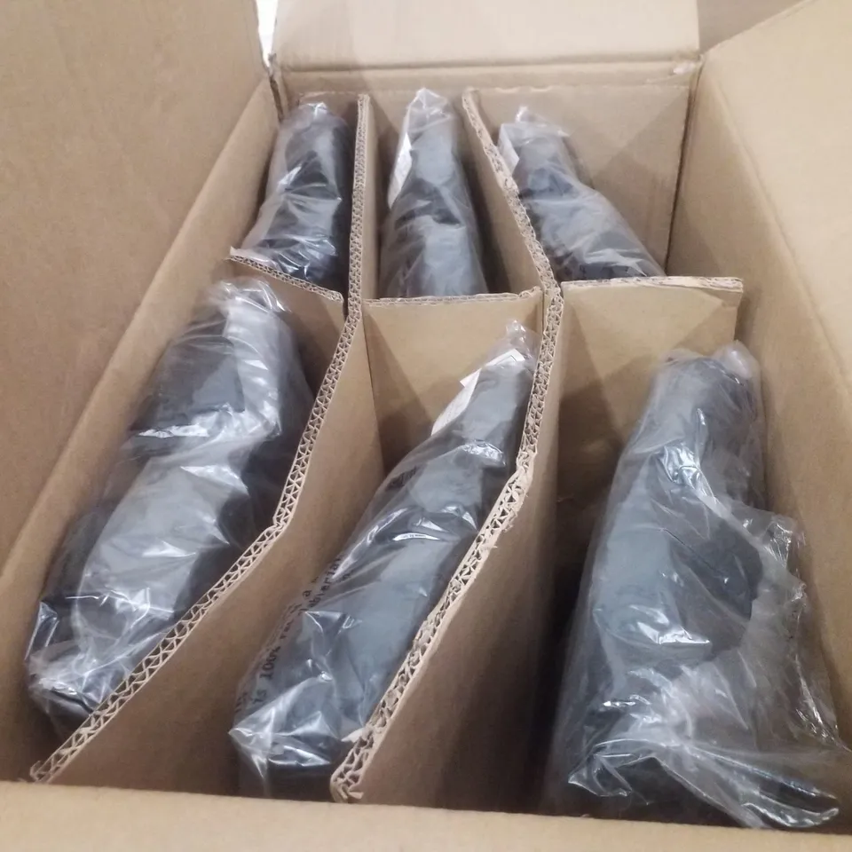 BOX CONTAINING APPROXIMATELY 6 PAIRS OF BRAND NEW SIMPLY BE BLACK PHOEBE EX WIDE SANDALS - SIZE 8
