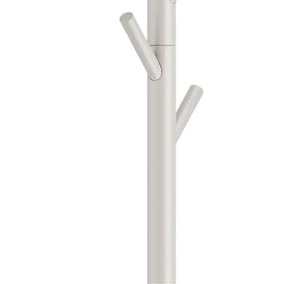 BOXED VASAGLE STANDING COAT RACK, TREE-SHAPED SOLID WOOD COAT RACK - BEIGE 