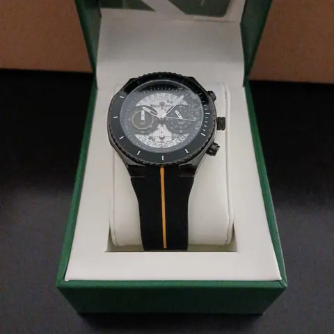 MANN EGERTON RAPTOR BLACK WHITE WATCH – SKELETON CHRONOGRAPH
