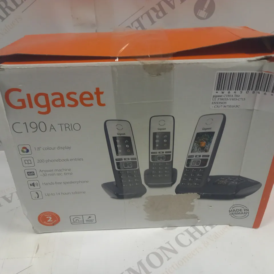 BOXED GIGASET C190 A TRIO