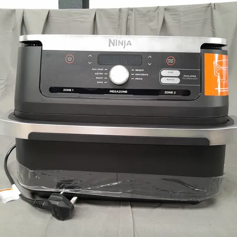 BOXED NINJA 10.4L FOODI FLEXDRAWER DUAL AIR FRYER AF500UK IN BLACK