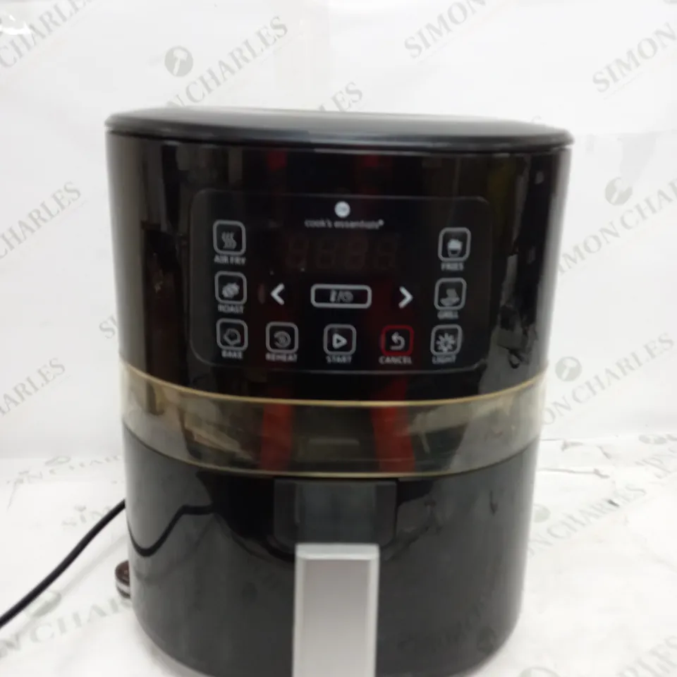 COOK'S ESSENTIALS 4L AIR FRYER IN BLACK