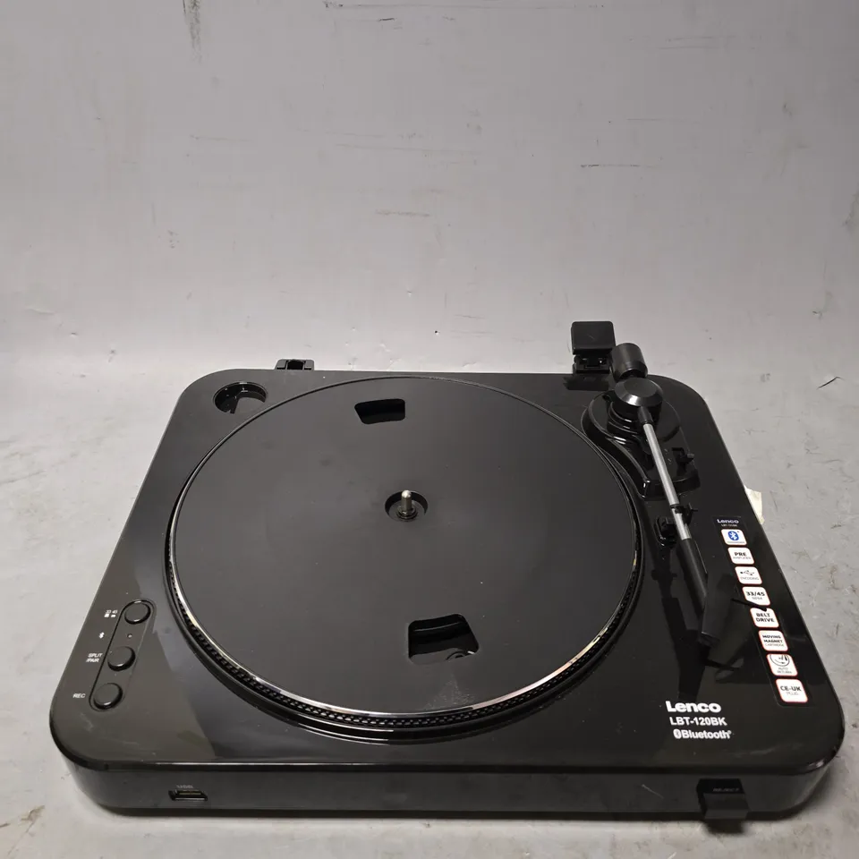 LENCO LBT-120 | 35 &45 RPM SEMI-AUTOMATIC BELT DRIVE USB TURNTABLE FOR VINYL