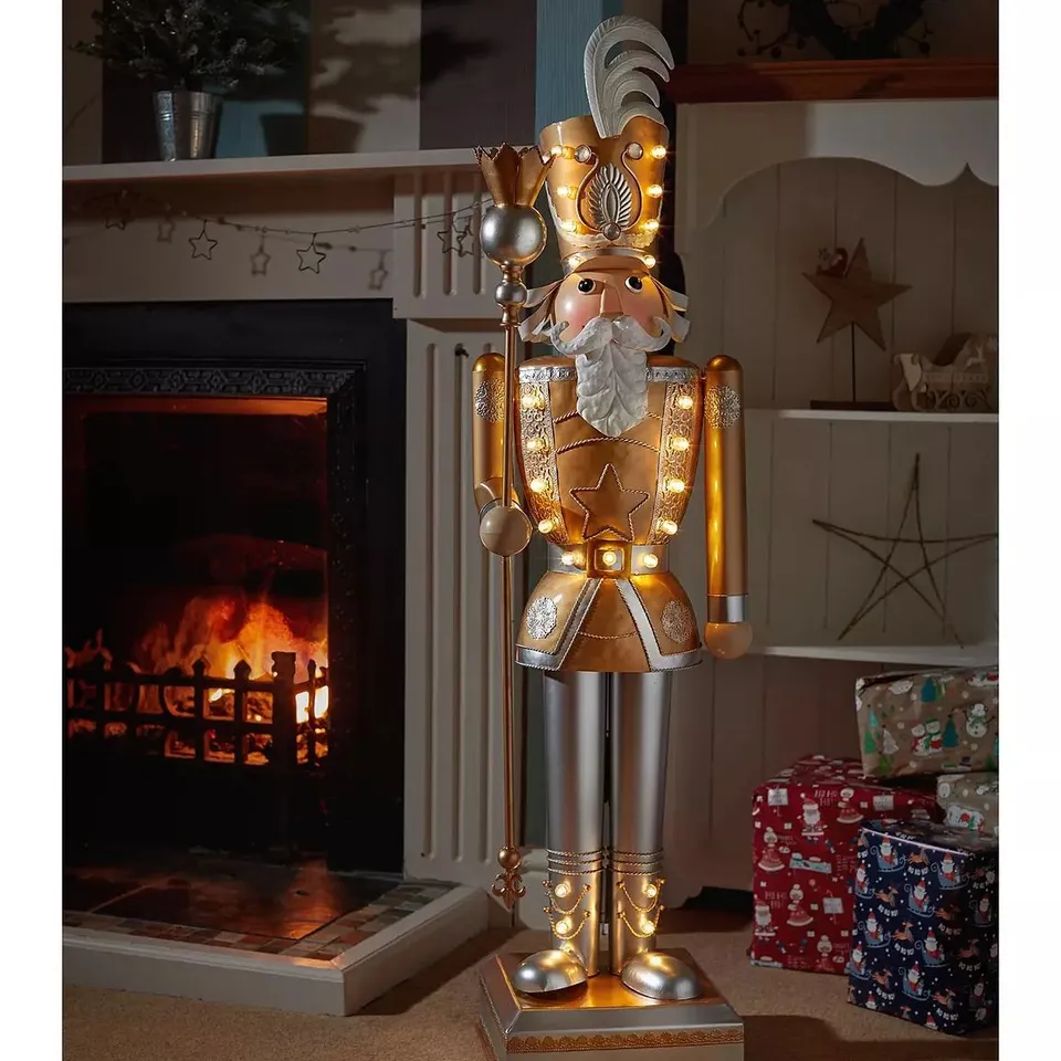 BOXED THREE KINGS LIT GIANT CHRISTMAS NUTCRACKER - TRADITIONAL