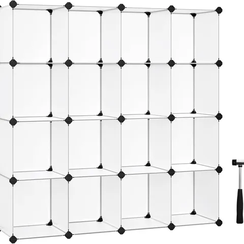 BOXED SONGMICS 16 STORAGE UNIT, SHOE RACK