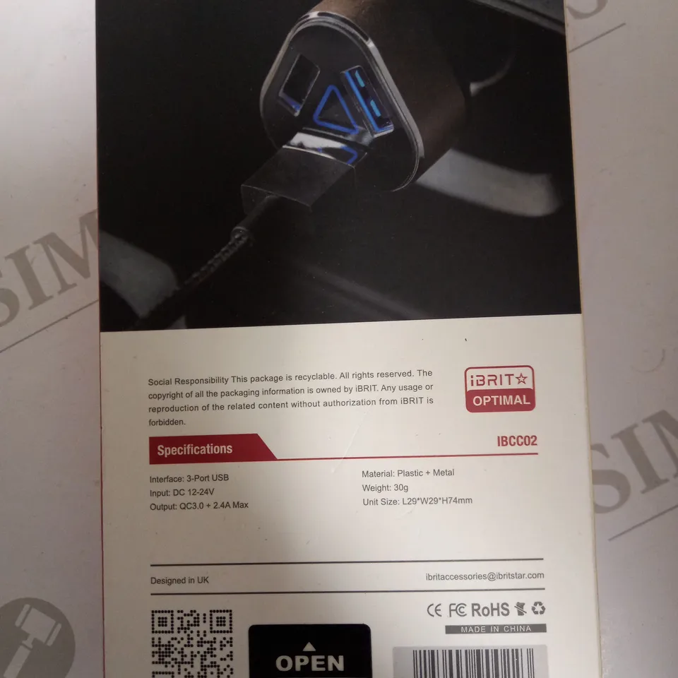 IBRIT RANGER TQ QUICK CHARGE PORT