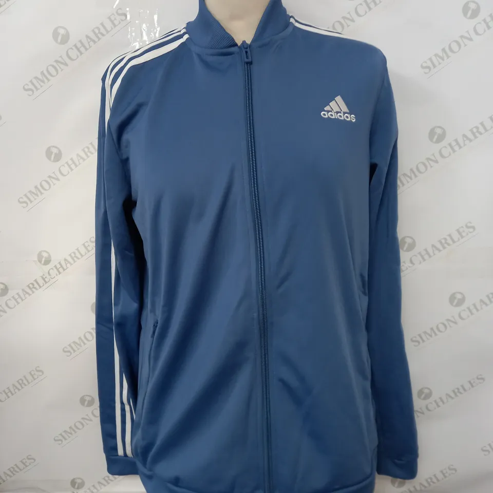 MENS BLUE ADIDAS JACKET - SIZE MEDIUM