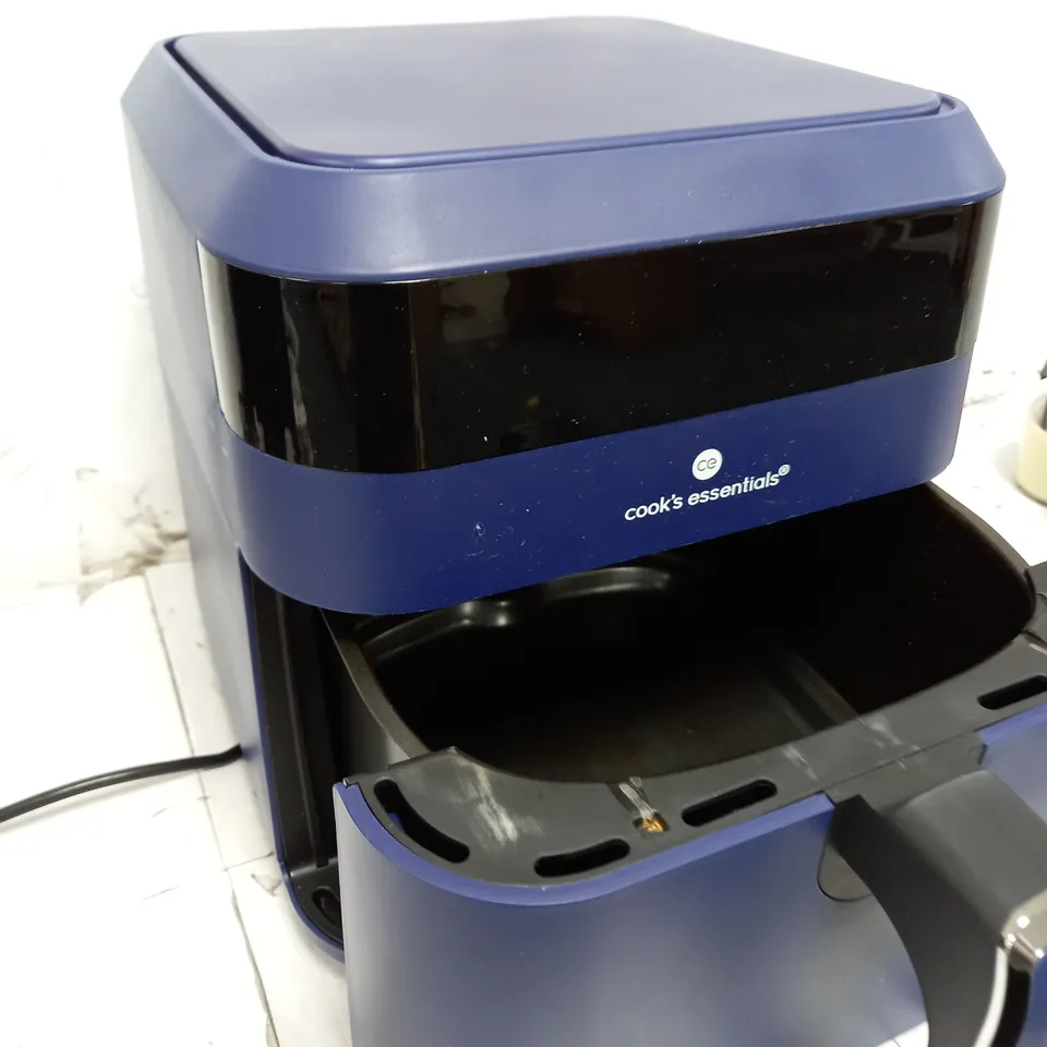 COOK'S ESSENTIALS 5.8L AIR FRYER IN NAVY