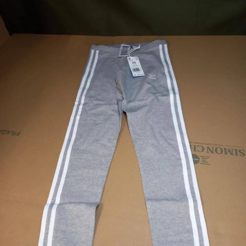 CHILDRENS ADIDAS ORIGNAL GREY TIGHTS SIZE XS
