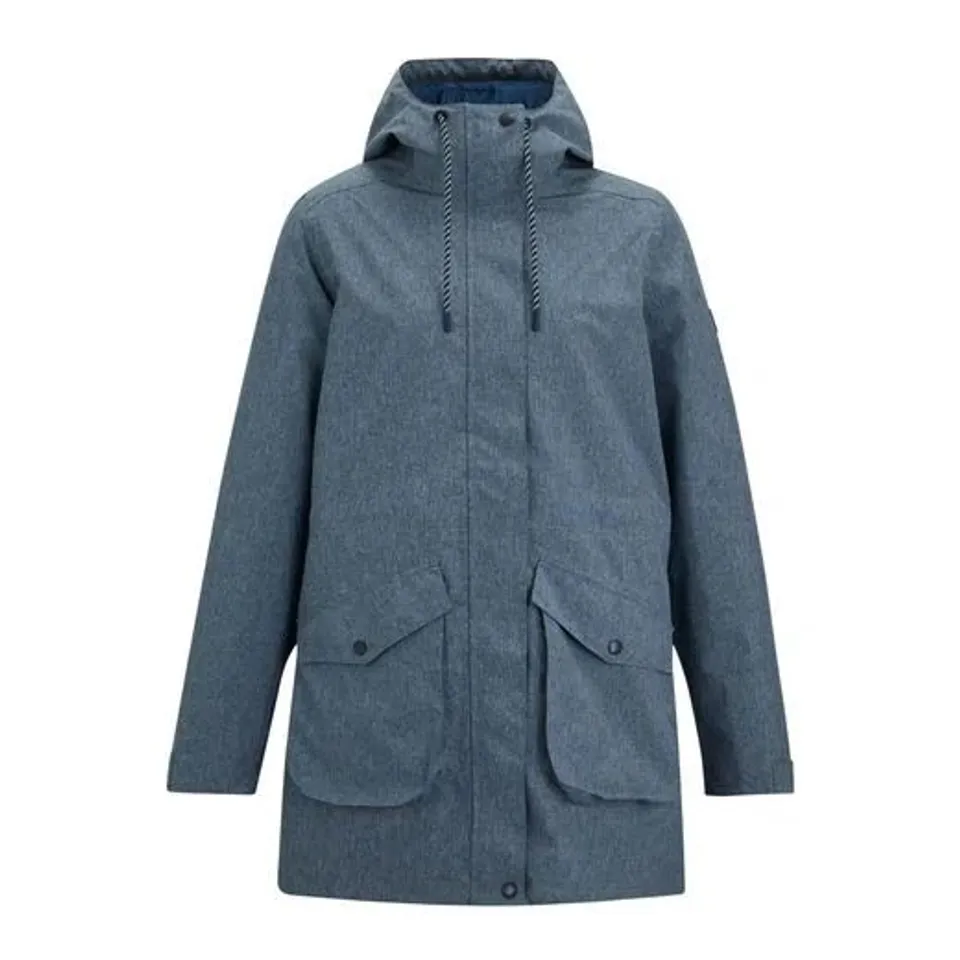 BRAND NEW REGATTA WOMENS/LADIES NAVAEH LINEAR WATERPROOF JACKET - 12