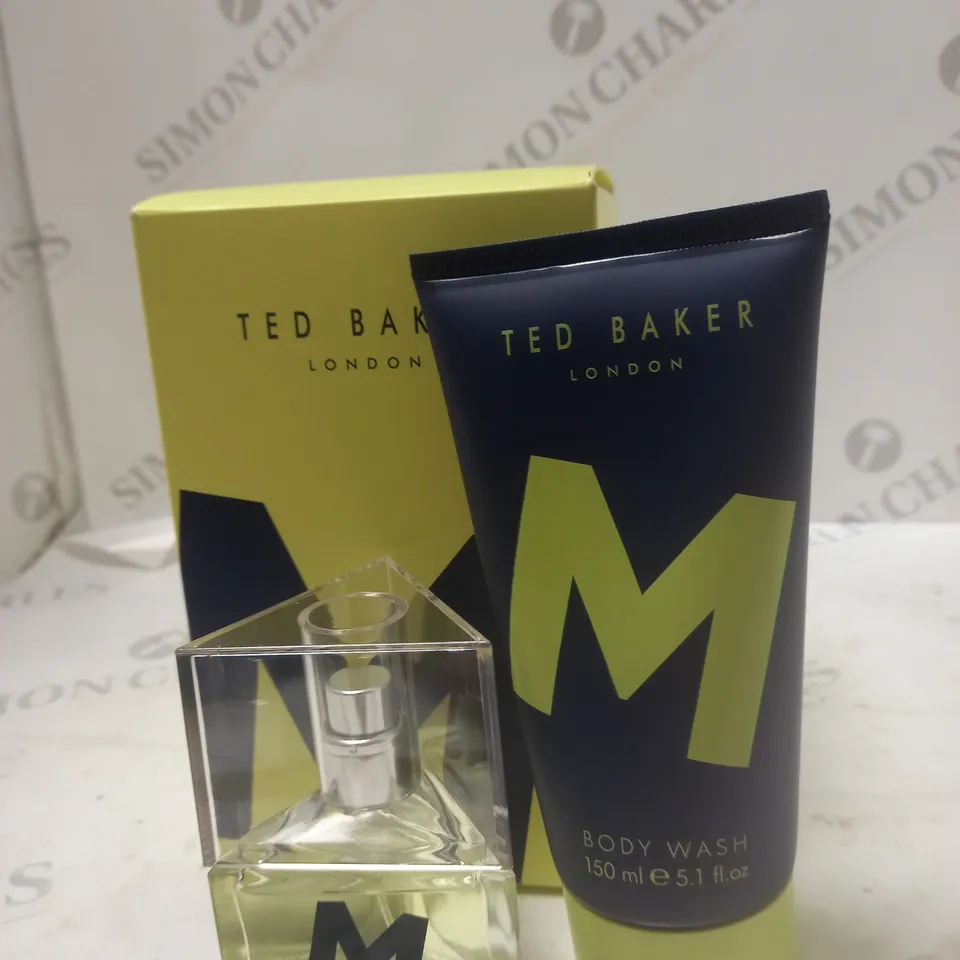 TED BAKER M 30ML EAU DE TOILETTE SPRAY + 150ML BODY WASH GIFT SET 2023