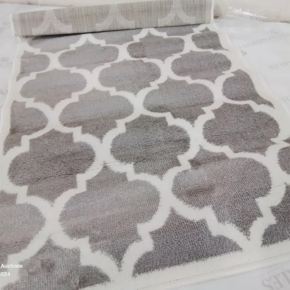 BRAND NEW PACO HOME SIN66 GREY SINAI RUG SIZE 60CM X 100CM 