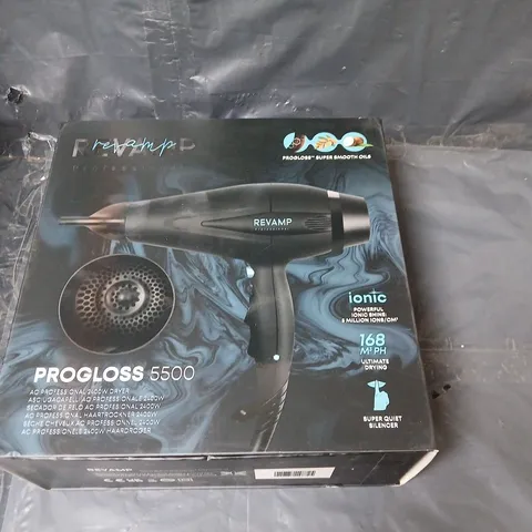 Revamp Progloss 5500 Hair Dryer – AC Professional 2400W (Boxed)