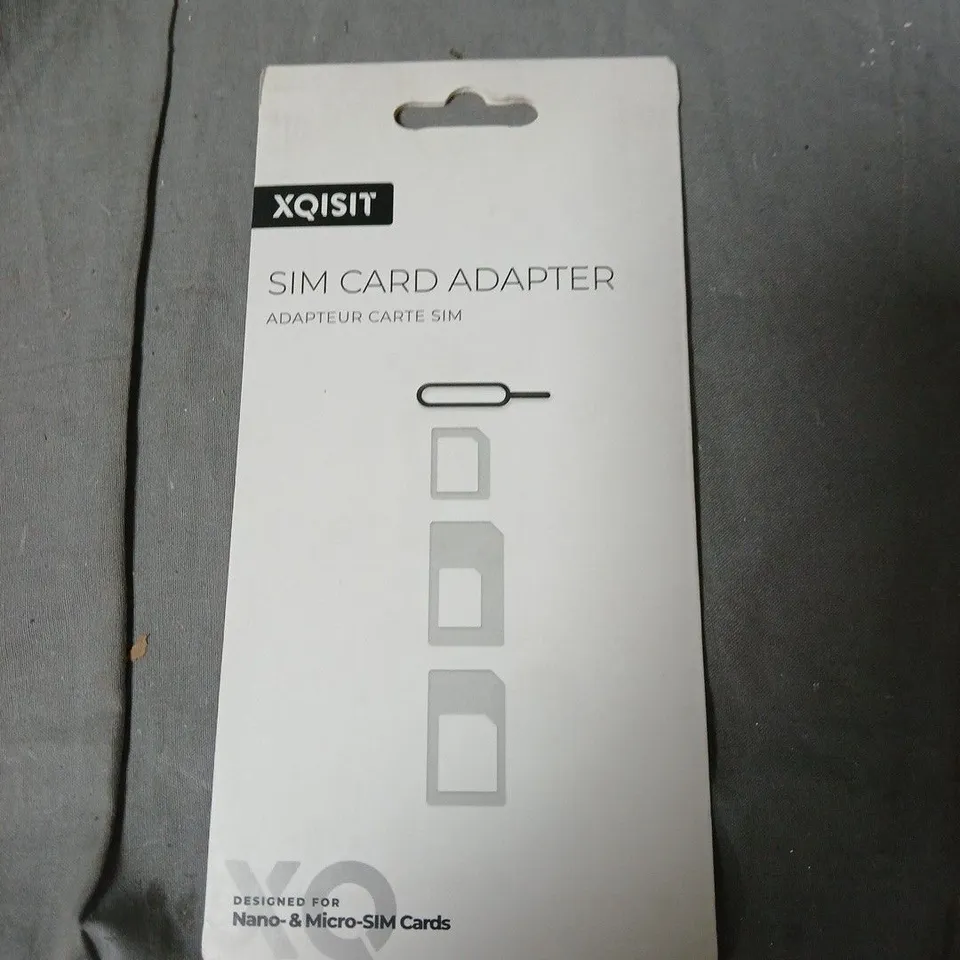 BOX OF APPROXIMATELY 120 SIM CARD ADAPTER KIT – NANO- & MICRO-SIM COMPATIBLE