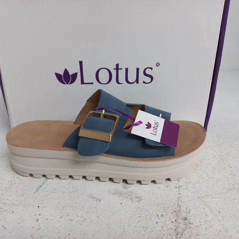 BOXED LOTUS VOLOS SANDALS IN BLUE - EU 37