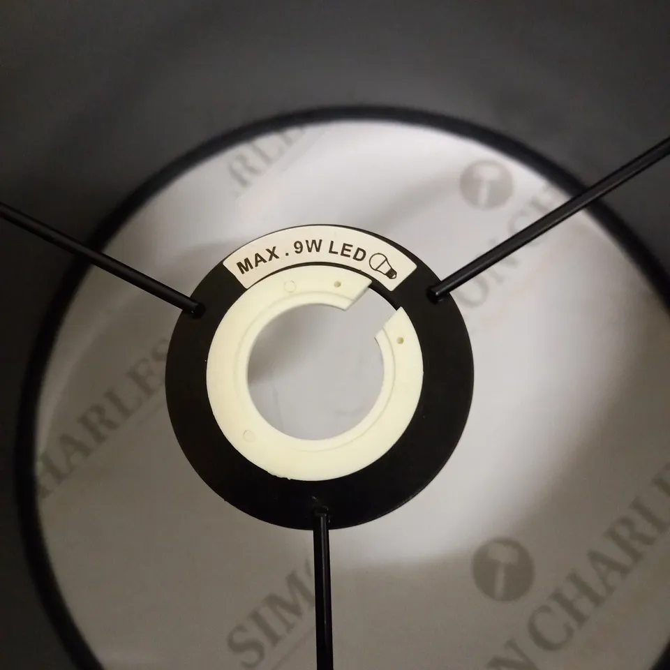 GREY SWADE LAMP SHADE 