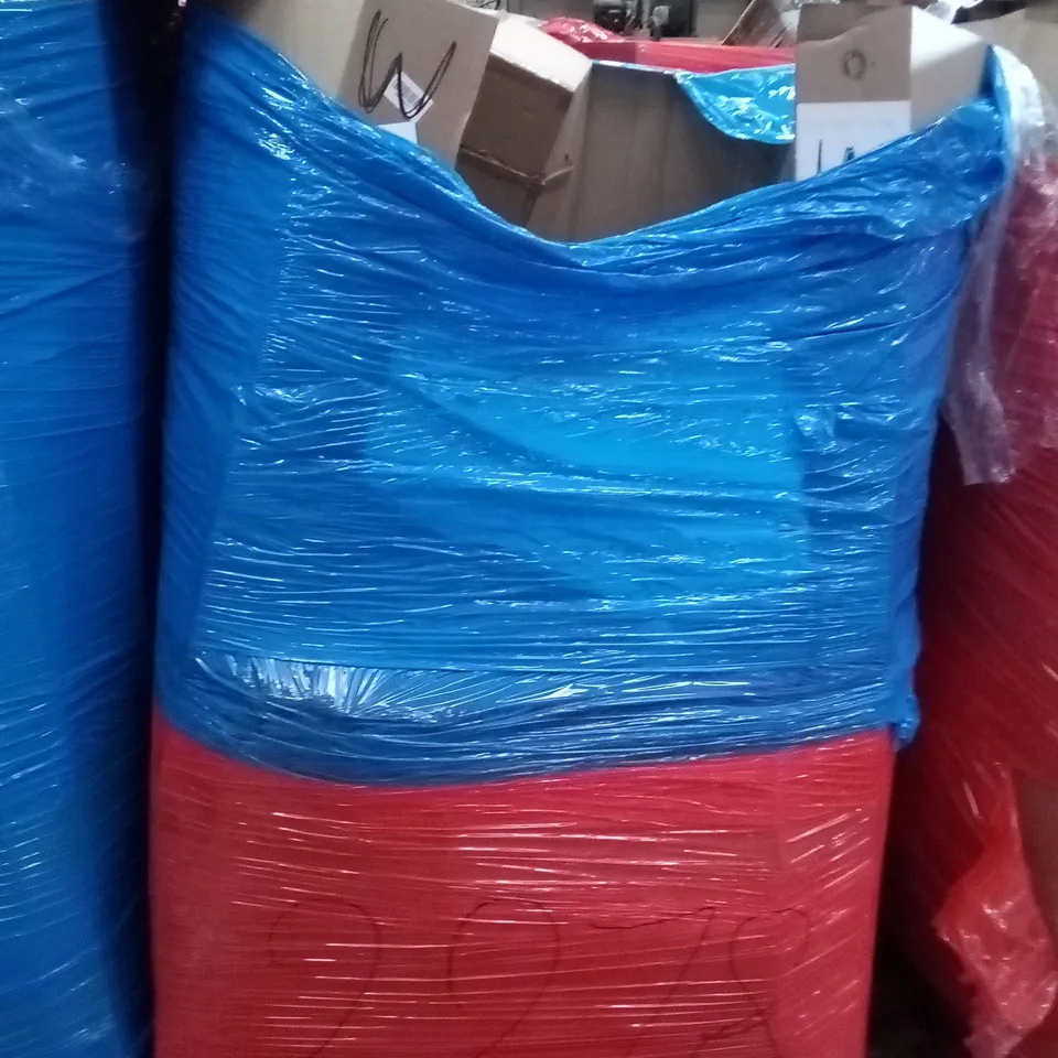 PALLET OF ASSORTED ITEMS INCLUDING AIR FRYER, LIVE 4 GADGETS TOILET SEAT, WINDOW FILM, PVC ACCESS PANEL, ART EISEL, REIHIPUN 60PCS PAMPAS DECORATION 