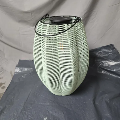 GARDEN STORIES SORBET OUTDOOR COLLECTION MINT 34CM SOLAR GARDEN LIGHT BOXED