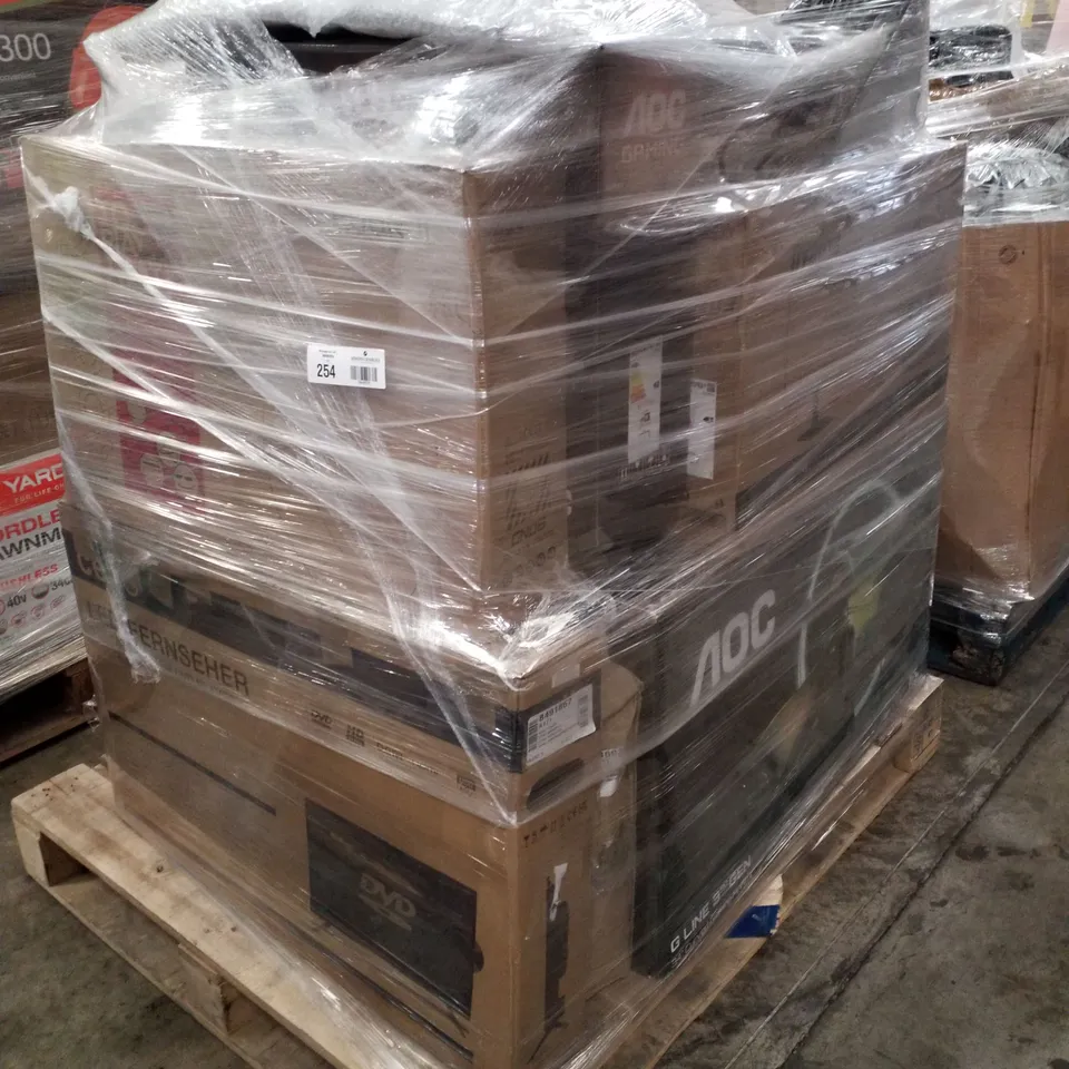 PALLET OF APPROXIMATELY 18 UNPROCESSED RAW RETURN MONITORS TO INCLUDE;