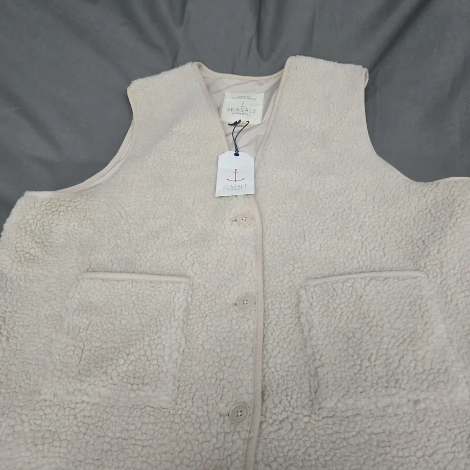 SEASALT CORNWALL WELL WISHER GILET SIZE 18