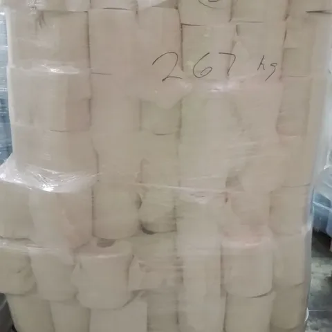 PALLET CONTAINING APPROXIMATELY 250 CLEANING PAPER ROLLS IN WHITE