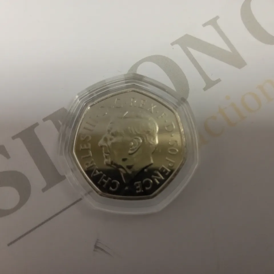 CORONATION OF KING CHARLES III COMMEMORATIVE 50P COIN