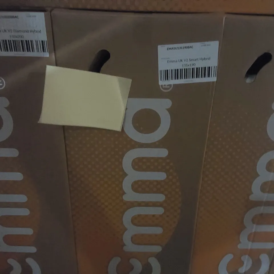 BRAND NEW BOXED EMMA UK V2 SMART HYBRID 135 x 190CM DOUBLE MATTRESS
