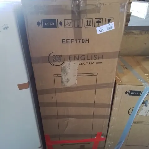 BOXED ENGLISH ELECTRIC TALL FREEZER WHITE EEF170H