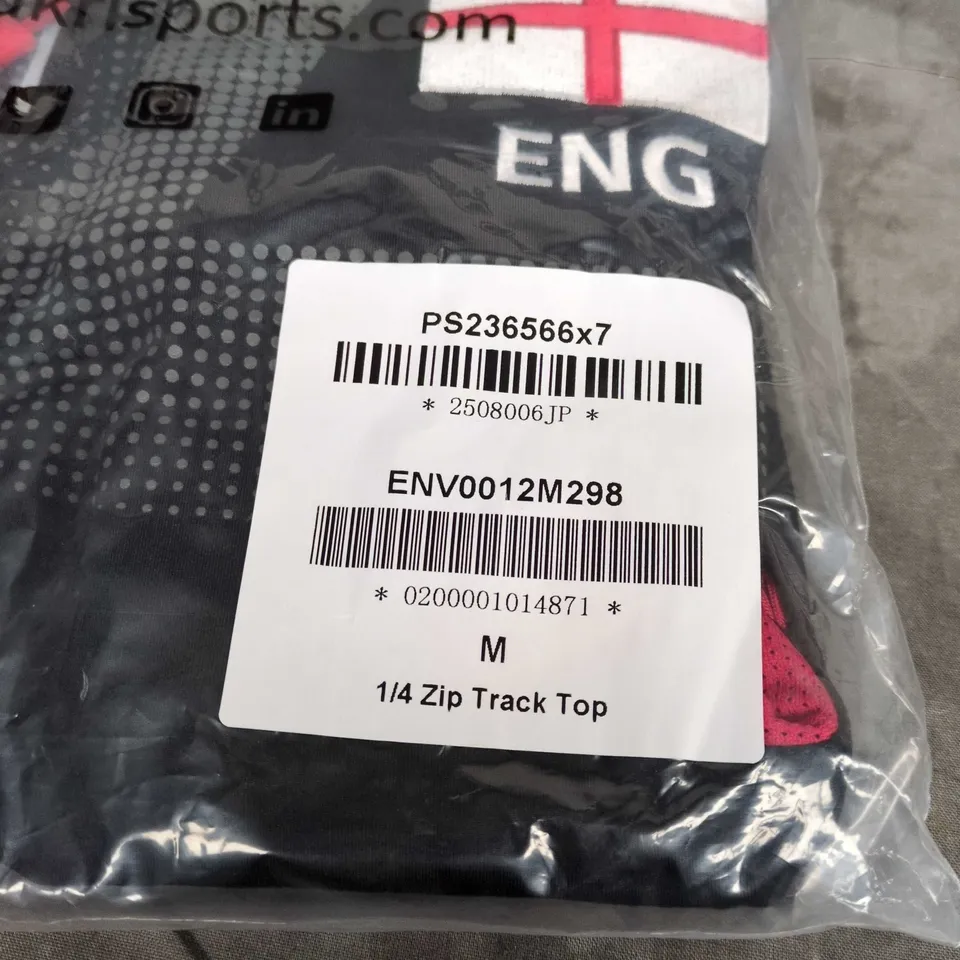 KUKRI ENGLAND 1/4 ZIP TRACK TOP – MEN'S UK M