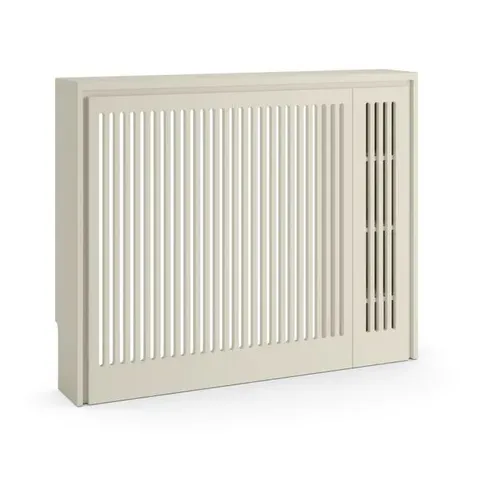 BOXED MARY RADIATOR COVER WITH STORAGE - STONE (1 BOX)